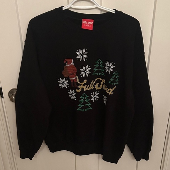 Full Send Other - Full Send Navy Christmas Sweatshirt